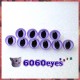 5 PAIRS 12mm Lavender Cat/Dragon/Fish Plastic eyes, Safety eyes, Animal Eyes, Round eyes